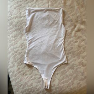 Abercrombie modal slash boatneck bodysuit